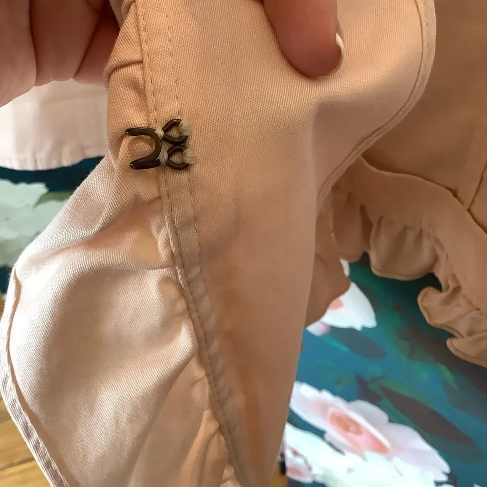 Talbots Light Pink Ruffle Jacket - Picture 4 of 7